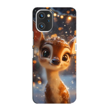 Яскравий чохол для Umidigi A13 Pro з Зимові Оленята – Оленятко серед герлянд