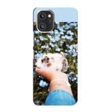 Чохли з зображенням різних тварин на Umidigi A13 (Їжачок в руці)