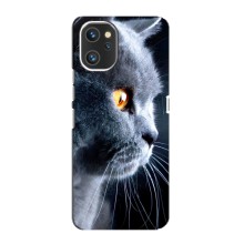 Чехлы с Котиками для Umidigi A13 (VPrint) (Серый Кот)