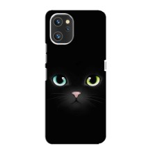 Чохол на тематику: Коти для Umidigi A13 (Чорний Котик)