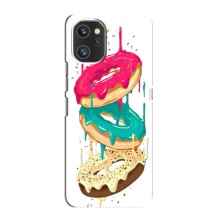 Чохол з зображенням смачної їжі для Umidigi A13 (Соковиті пончики)