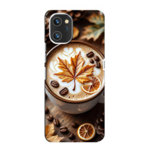 Чехол с уникальным дизайном «Осень с кофе» для Umidigi A13 – Пряный кофе