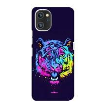 Силіконовий бампер з картинкою звірів для Umidigi A13 (Тигр-Арт)