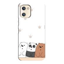 Чехлы с изображением разных животных для Umidigi A13s (Удивленные медвеженки)