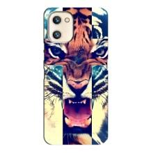 Чехлы с изображением разных животных для Umidigi A13s (Яркий Тигр)