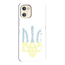 Чехлы для Umidigi A13s  Укр. Символика (AlphaPrint) (Герб из букв)