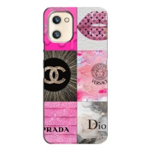 Чохол (Dior, Prada, YSL, Chanel) для Umidigi A13s (Модніца)