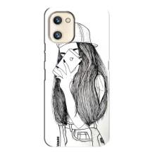 Чехол с печатью для Umidigi A13s - (Мода) (AlphaPrint) (Фото девочки)