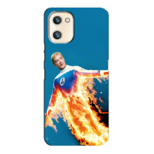 Чохол з принтом Фантастична четвірка для Umidigi A13s – Людина-факел