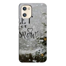 Новогодние, Праздничные Чехлы для Umidigi A13s - 2024 год – Let it snow