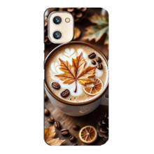 Чохол з унікальним дизайном 'Осінь з кавою' для Umidigi A13s – Пряна кава