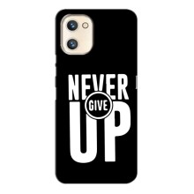 Силіконовый Чохол на Umidigi A13s з картинкою НАЙК (Never Give UP)