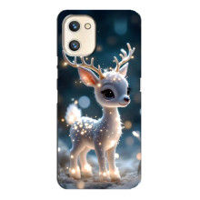 Яскравий чохол для Umidigi A13s з Зимові Оленята – Блискуче оленятко