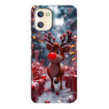 Яскравий чохол для Umidigi A13s з Зимові Оленята – Олень серед подарунків