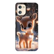 Яскравий чохол для Umidigi A13s з Зимові Оленята – Оленятко