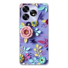 Чехлы с Цветами для UMIDIGI A15 (VPrint) (Цветочный дизайн)