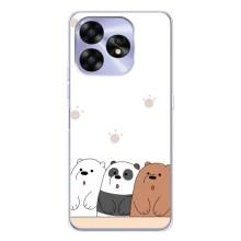 Чохли з зображенням різних тварин на UMIDIGI A15 (Здивовані ведмедики)