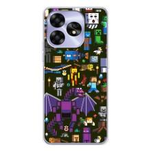 Чехол Майнкрафт на UMIDIGI A15 (AlphaPrint) Minecraft