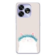 Чехол на тематику: Коты для UMIDIGI A15 – Белый котик