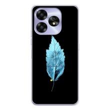Чехол с картинками на черном фоне для UMIDIGI A15 – Листочек