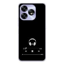 Чехол с картинками на черном фоне для UMIDIGI A15 – Плеер