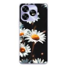 Чехол с ромашками на UMIDIGI A15 – Белые ромашки