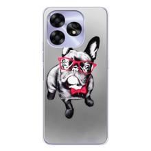 Чохол (ТПУ) Милі песики для UMIDIGI A15 (Бульдог в окулярах)