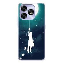 Чехол (ТПУ) с планетами на UMIDIGI A15 – To The moon