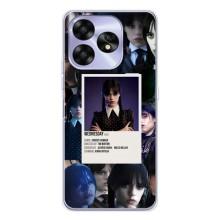 Чехлы Венсдей на UMIDIGI A15 Уэнсдей (AlphaPrint) (коллаж Уэнздей)
