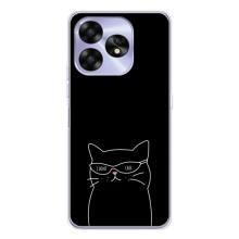 Чехол с рисунком кот на UMIDIGI A15 – Равнодушный кот