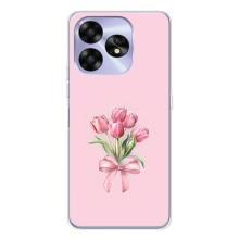 Чехол с розовым рисунком для UMIDIGI A15 – Букет цветов
