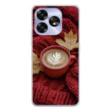 Чохол з унікальним дизайном 'Осінь з кавою' для UMIDIGI A15 – Кава на ковдрі