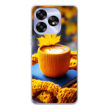 Чохол з унікальним дизайном 'Осінь з кавою' для UMIDIGI A15 – Кава з жовтим