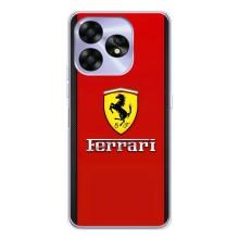Силиконовый бампер с картинкой машины на UMIDIGI A15 – Ferrari Logo