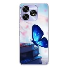 Силіконовий бампер з картинкою звірів для UMIDIGI A15 (Метелик синій)