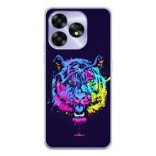 Силіконовий бампер з картинкою звірів для UMIDIGI A15 (Тигр-Арт)