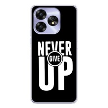 Силиконовый Чехол на UMIDIGI A15 с картинкой Nike – Never Give UP