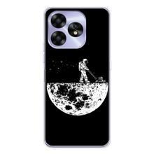 Силиконовый Чехол с принтом "Космонавты" на UMIDIGI A15 – Космонавт