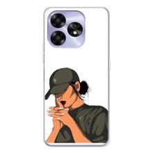 Силіконовый Чохол на UMIDIGI A15 з картинкой Модных девушек (У зеленому)