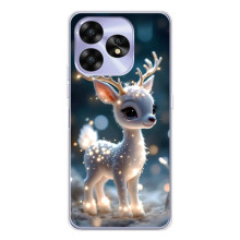 Яркий чехол для UMIDIGI A15 с Зимними Оленятами – Блистающий оленёнок