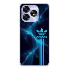 Чохли Адидас для UMIDIGI A15C (AlphaPrint) (Синій Адідас)