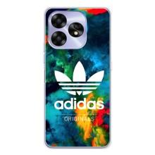 Чохли Адидас для UMIDIGI A15C (AlphaPrint) (Яскравий Адідас)