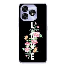 Чехлы для любимой на ЮМіДіҐі А15С (VPrint) (Квіти LOVE)
