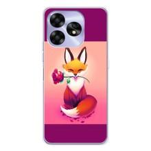 Чохли з картинкою Лисичка для UMIDIGI A15C (VPrint) (Лиса з трояндою)