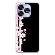 Чехол для Умидижи А15Ц - с принтом (Дизайнерские) (AlphaPrint) (Цветочки)