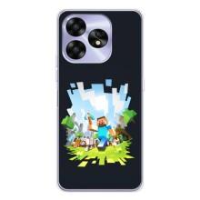 Чохол Майнкрафт на UMIDIGI A15C (AlphaPrint) Minecraft (персонажі Minecraft)
