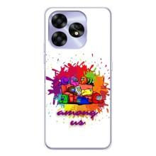 Чохли Амонг Ас для UMIDIGI A15C (AlphaPrint) (Яскравий АмонгАс)