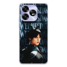 Чехлы Венсдей на UMIDIGI A15C Уэнсдей (AlphaPrint) (Уэнздей кошка)