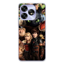 Чехол как приручить дракона на UMIDIGI A15C (Персонажи дракона)