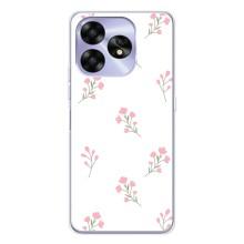 Чехол с розовым рисунком для UMIDIGI A15C – Розовые цветы